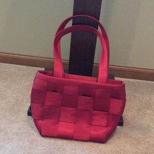 Red Seatbelt bag